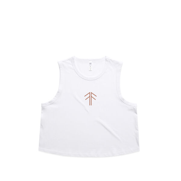 Fit and Food  - WOMENS MARTINA CROP TANK  Thumbnail